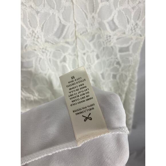 Everly White Sleeveless Dress size medium - Picture 5 of 5